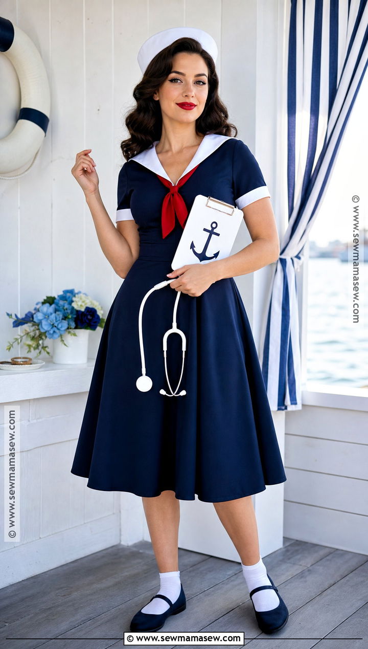 Sailor Nurse Costume - 30 nurse costume ideas for women