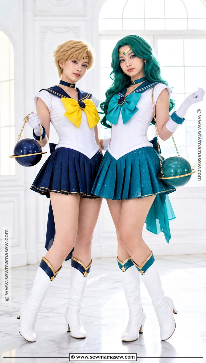 Sailor Uranus And Sailor Neptune Costume - 40 wlw halloween costume ideas