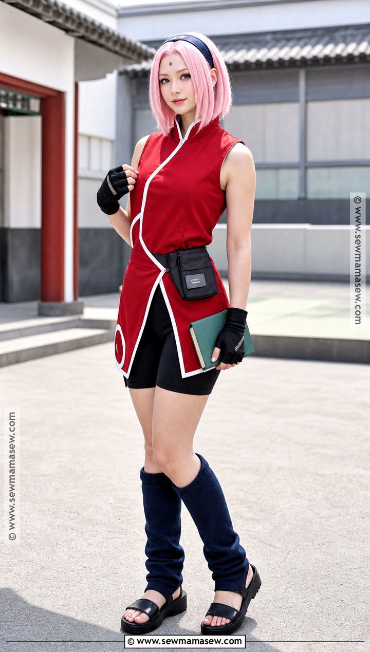 Sakura Haruno Costume With Pink Hair - 35 pink hair costume ideas