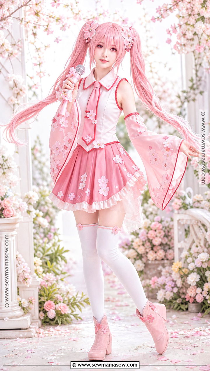 Sakura Miku Cosplay Costume - 45 miku cosplay ideas