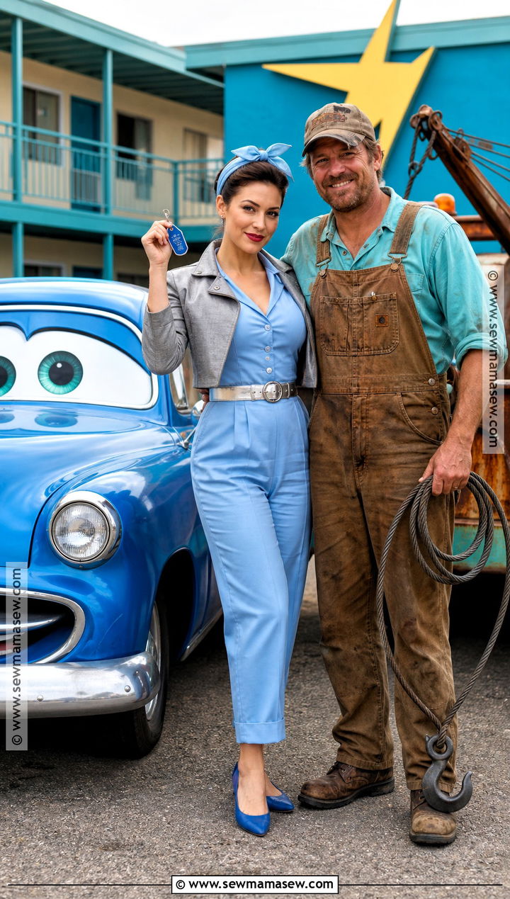 Sally And Mater Couple Costume - 30 cars couple costume ideas