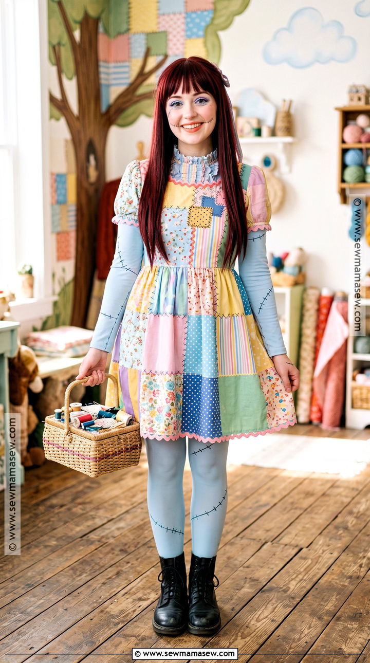Sally Patchwork Costume - 40 red head halloween costumes