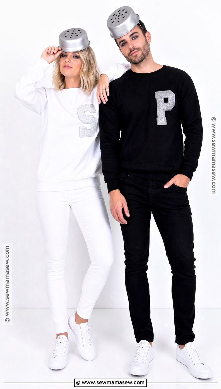 Salt And Pepper Costume - 40 last minute couples costumes