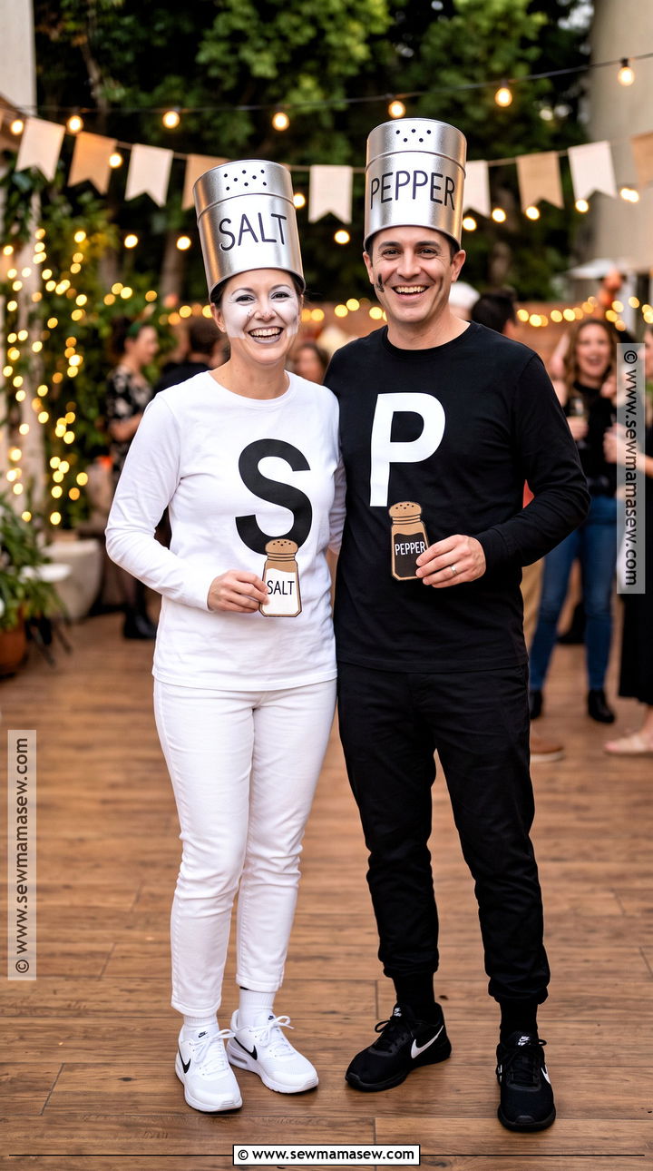 Salt And Pepper Couple Costume - 35 easy halloween costumes for couples