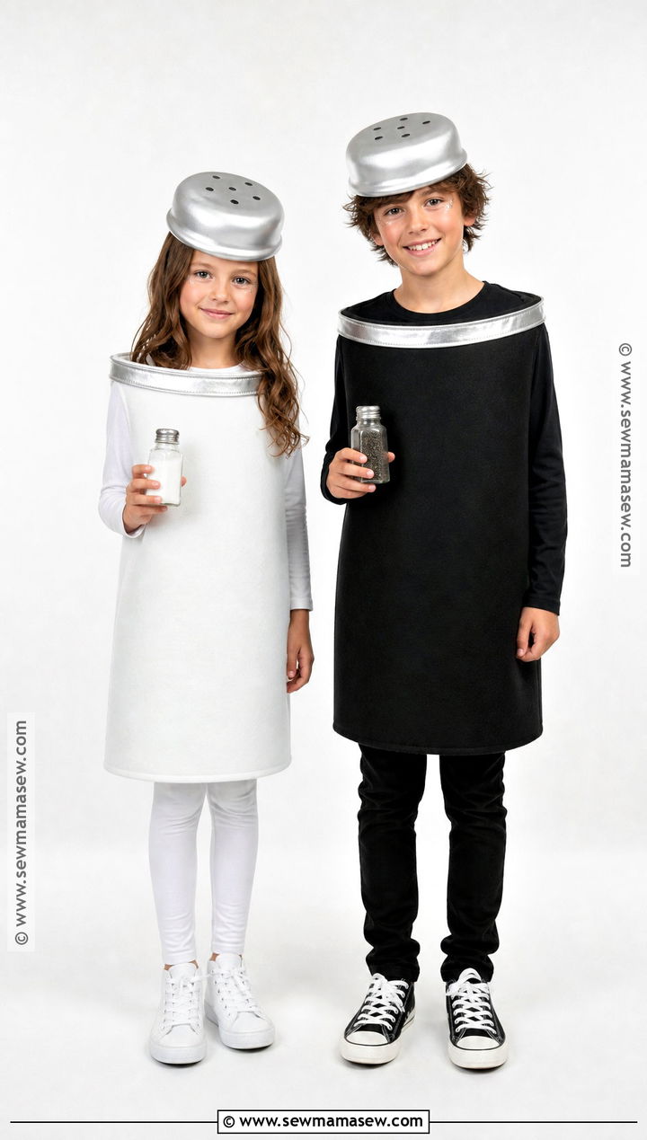 Salt And Pepper Sibling Costume - 40 sibling halloween costumes