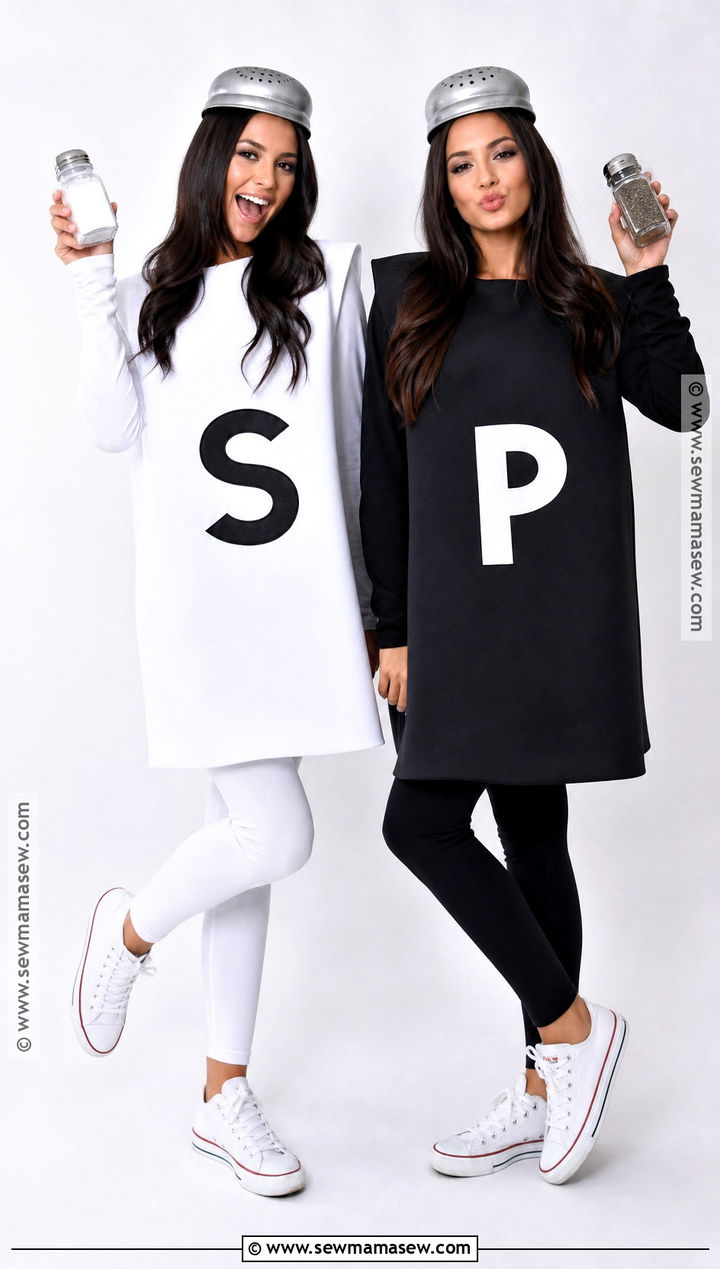 Salt And Pepper Twin Costume - 30 twin dress up ideas