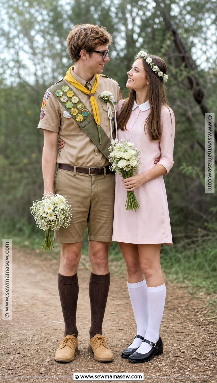 Sam And Suzy Wedding Couple Costume - 30 moonrise kingdom costume ideas