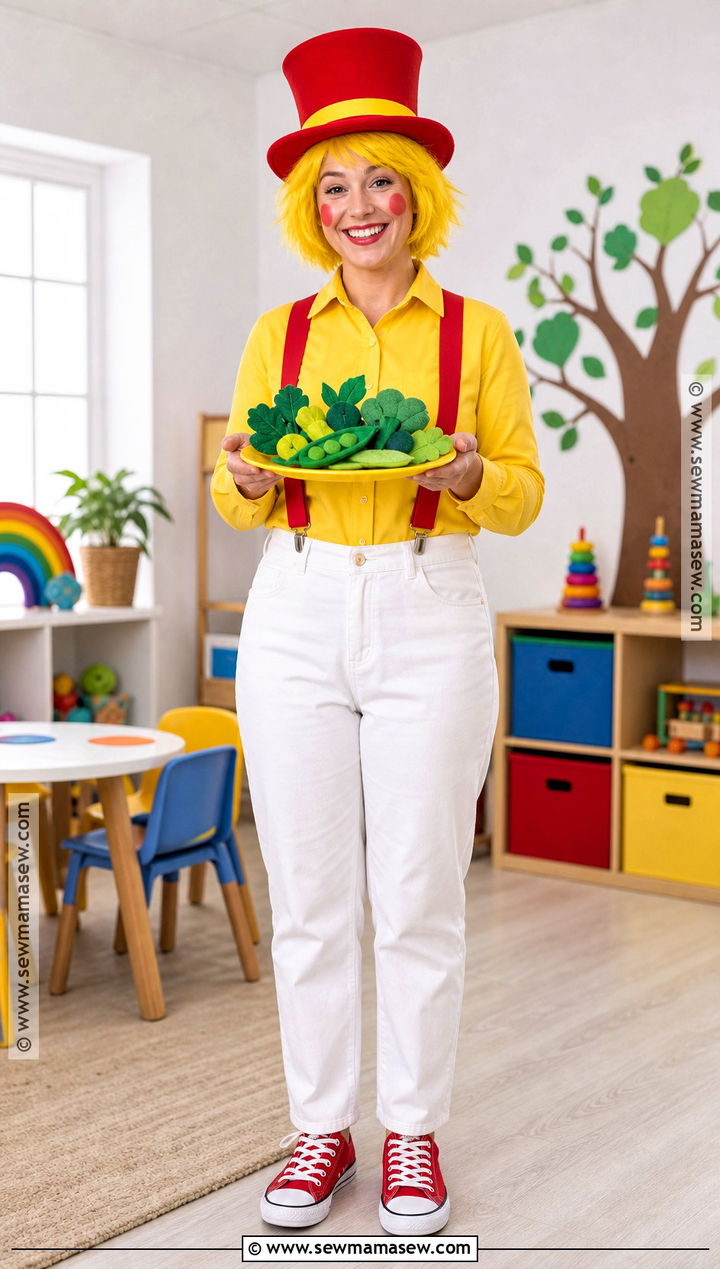 Sam I Am Costume With Yellow Shirt - 30 teacher book character costumes