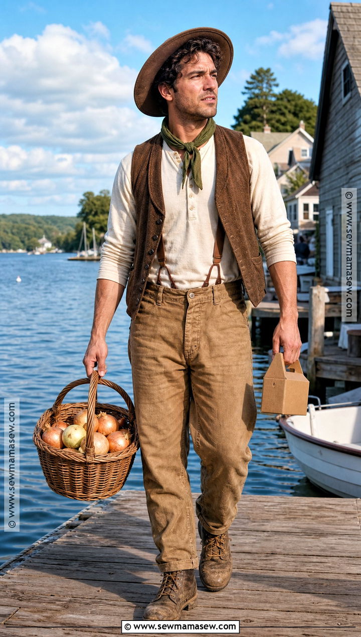 Sam The Onion Man Costume - 30 holes costume ideas