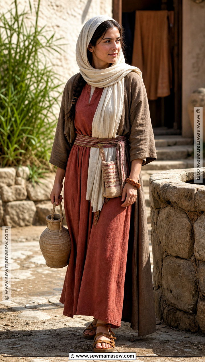 Samaritan Woman Costume With Water Jug - 30 Biblical Costumes for Women