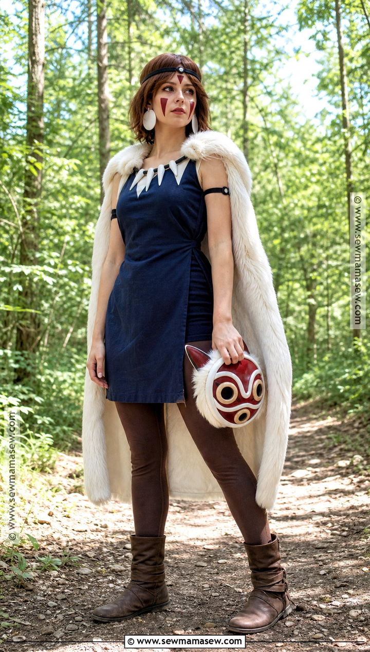 San Cosplay With Fur Cape - 30 unique cosplay ideas