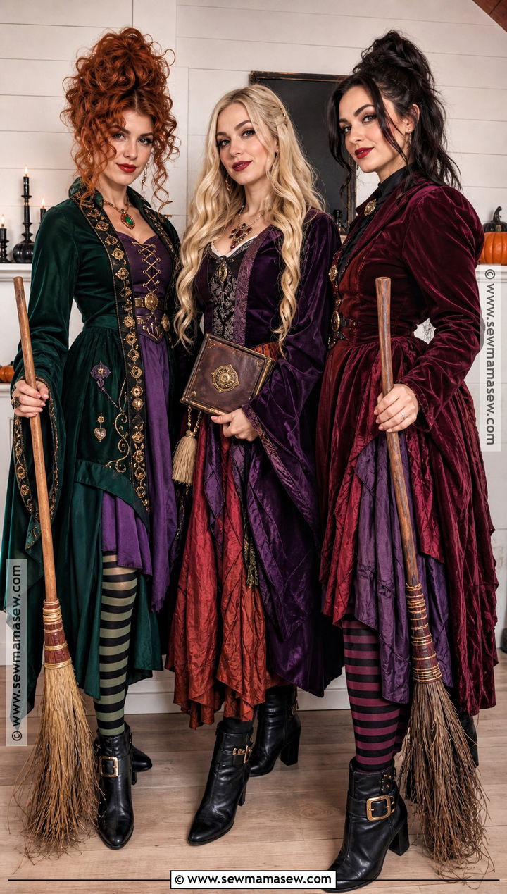 Sanderson Sisters Trio Costume - 35 Trio Halloween Costumes for Women