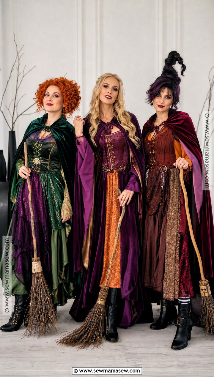 Sanderson Sisters Trio Costume - 35 Trio Outfits Halloween