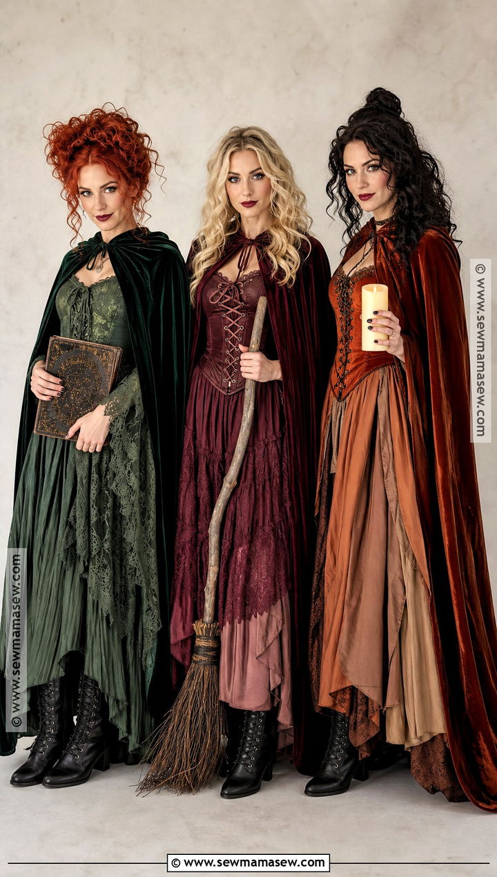 Sanderson Sisters Trio Costume - 45 iconic trio halloween costumes