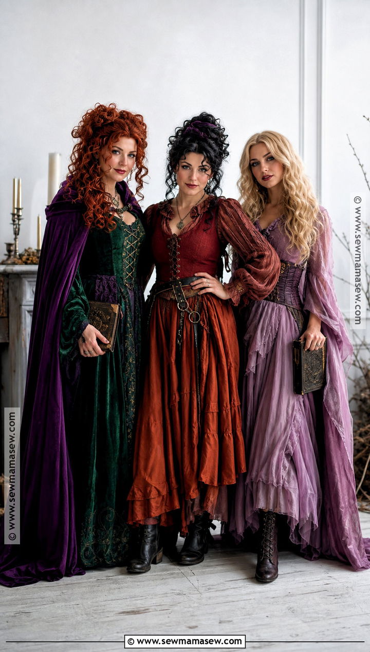 Sanderson Sisters Trio Costume - 30 Easy Trio Halloween Costumes