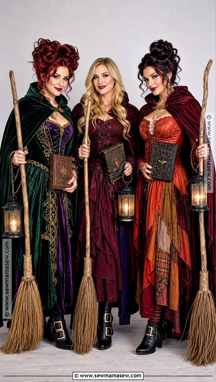 Sanderson Sisters Trio Costume - 35 girl group halloween costumes