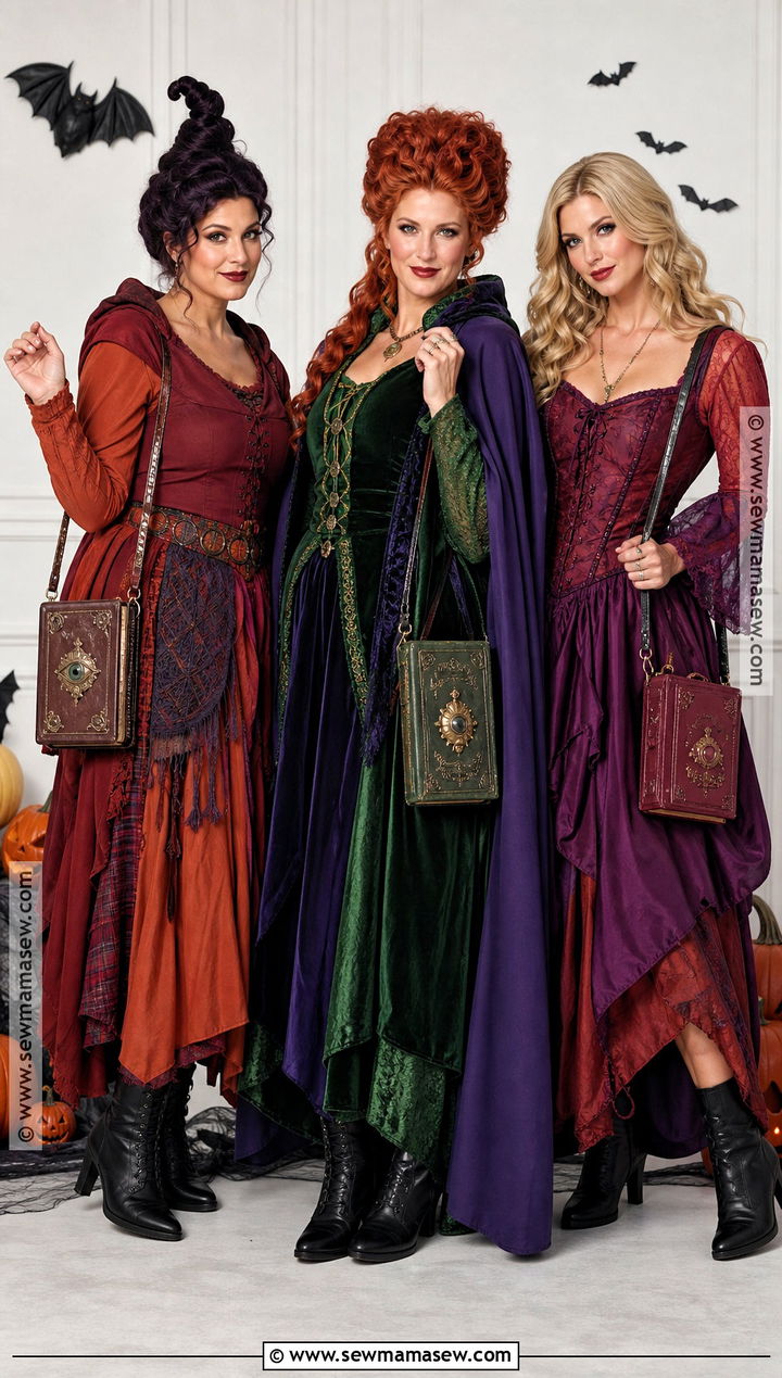 Sanderson Sisters Trio Costume - 30 3 person halloween costume ideas