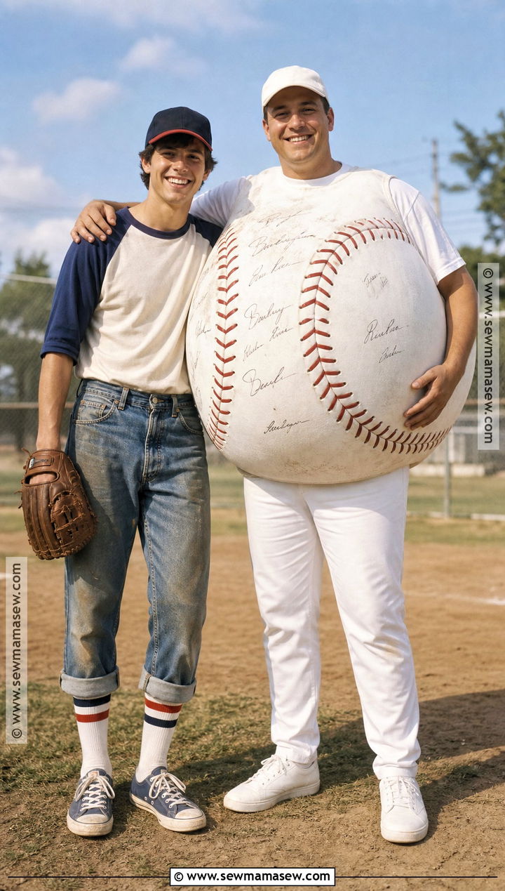 Sandlot Player And Baseball Costume - 30 Sandlot Couple Costume Ideas
