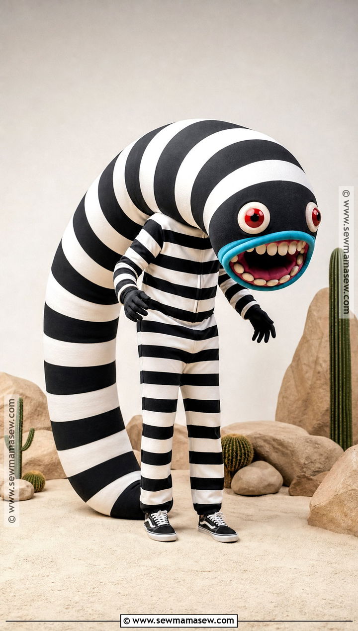 Sandworm Costume - 35 beetlejuice halloween costume ideas