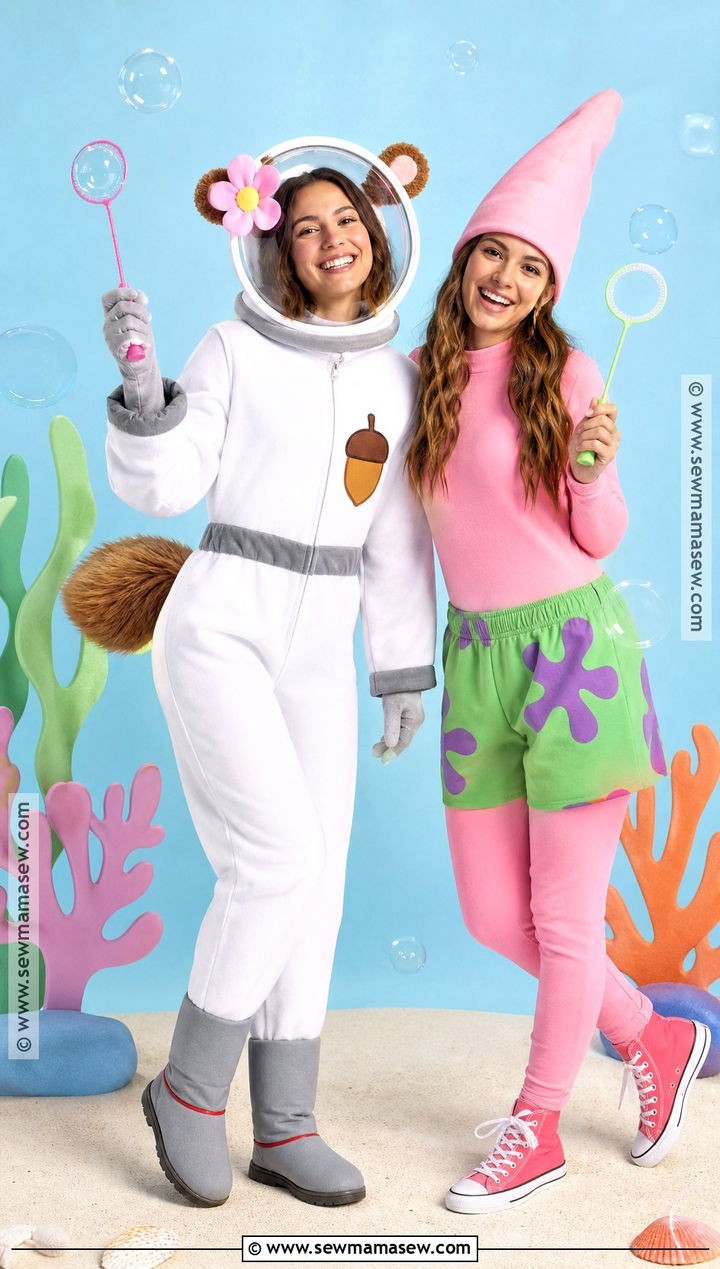 Sandy And Patrick Duo Costume - 30 sandy spongebob costume ideas