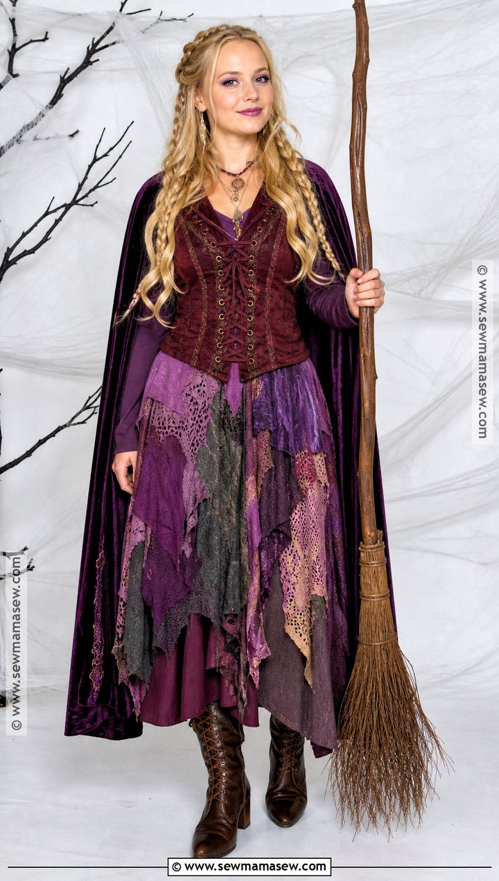 Sarah Sanderson Purple Witch Costume - 40 halloween costumes blonde