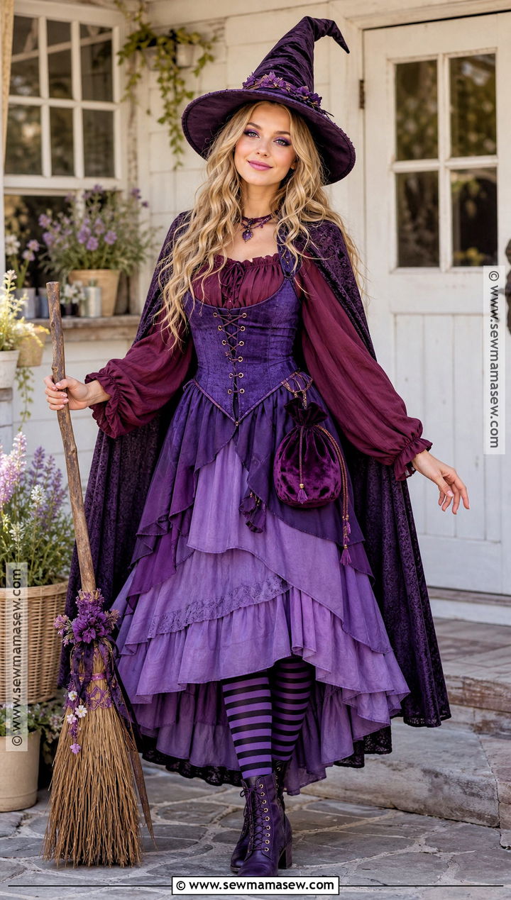Sarah Sanderson Purple Witch Costume - 40 blonde costume ideas