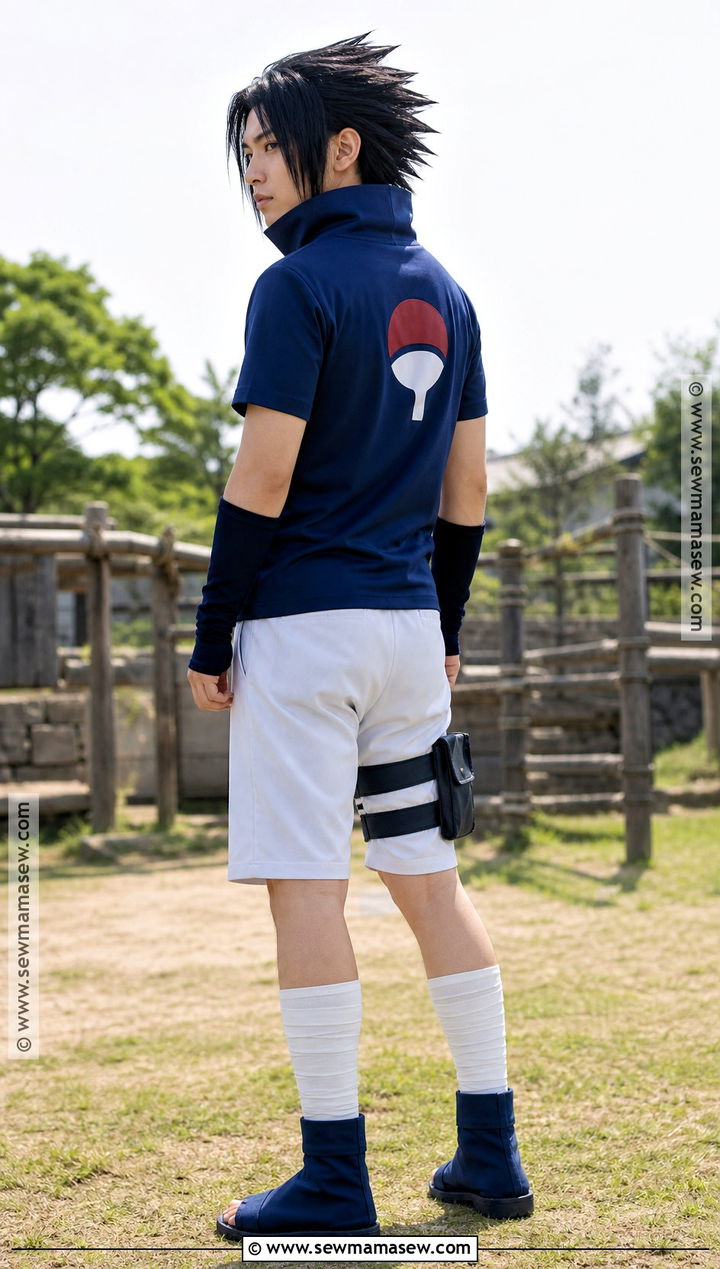 Sasuke Black Hair Cosplay With Blue Shirt - 30 cosplay black hair ideas
