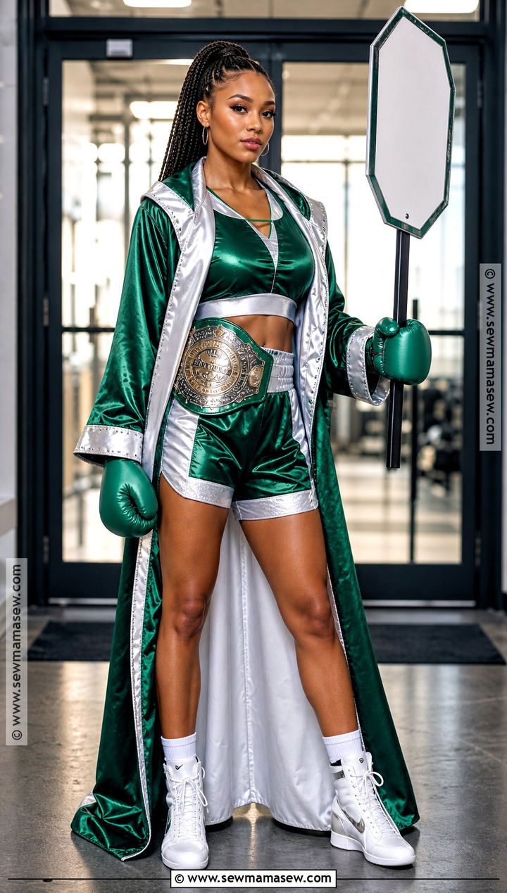 Satin Ringside Boxing Costume - 30 Boxing Halloween Costume Ideas