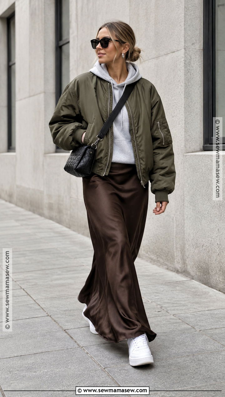 Scandi Autumn Bomber Jacket Outfit - 20 Scandi Autumn Outfits