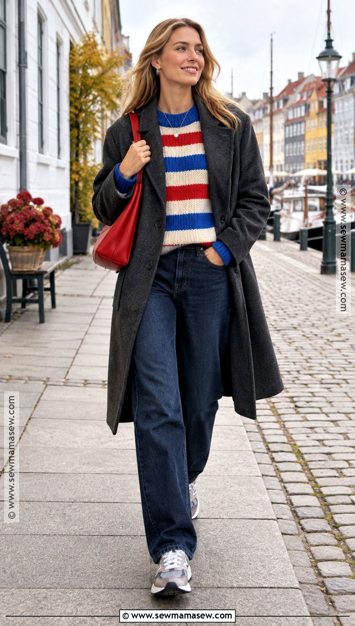 Scandi Autumn Colorful Knit Outfit - 25 scandi autumn fashion ideas