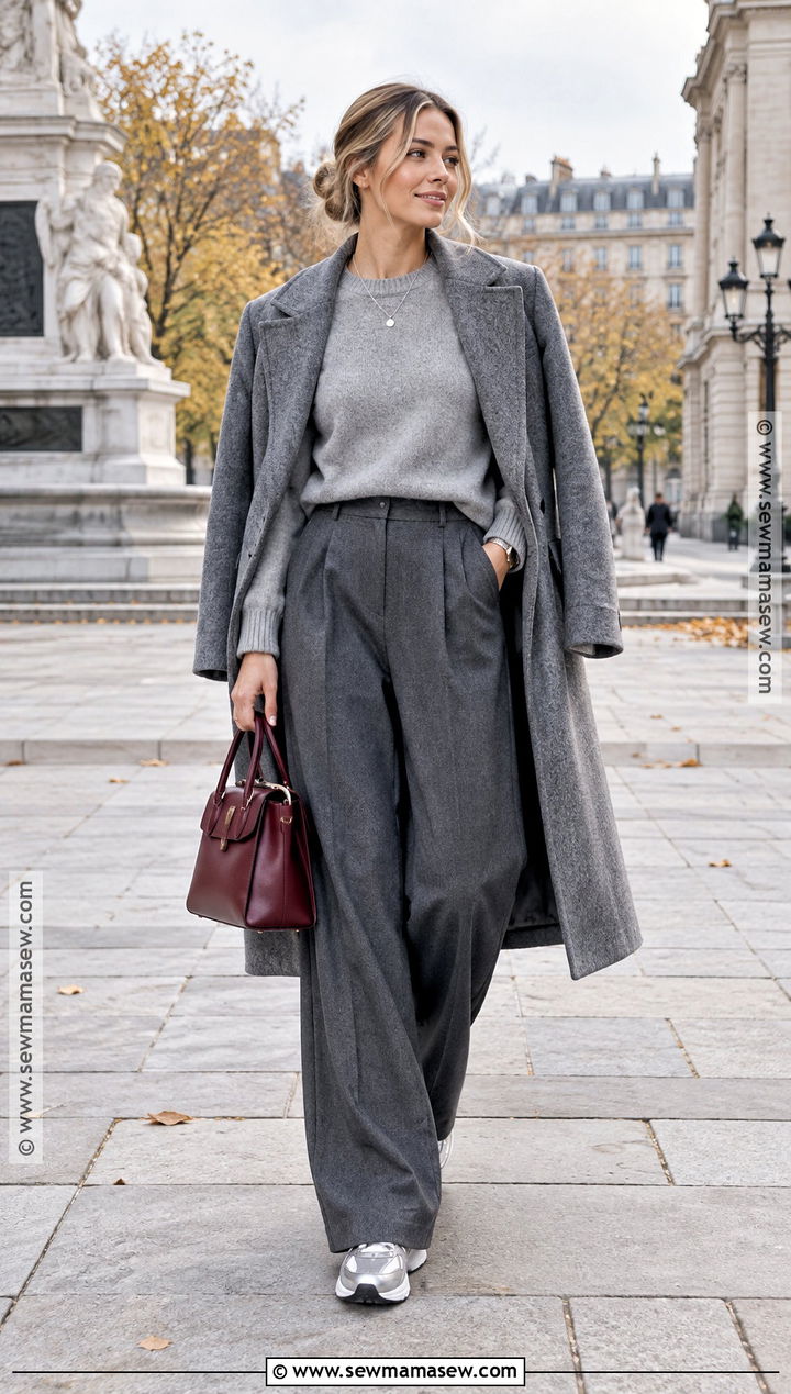 Scandi Autumn Gray Monochrome Outfit - 20 Scandi Autumn Outfits