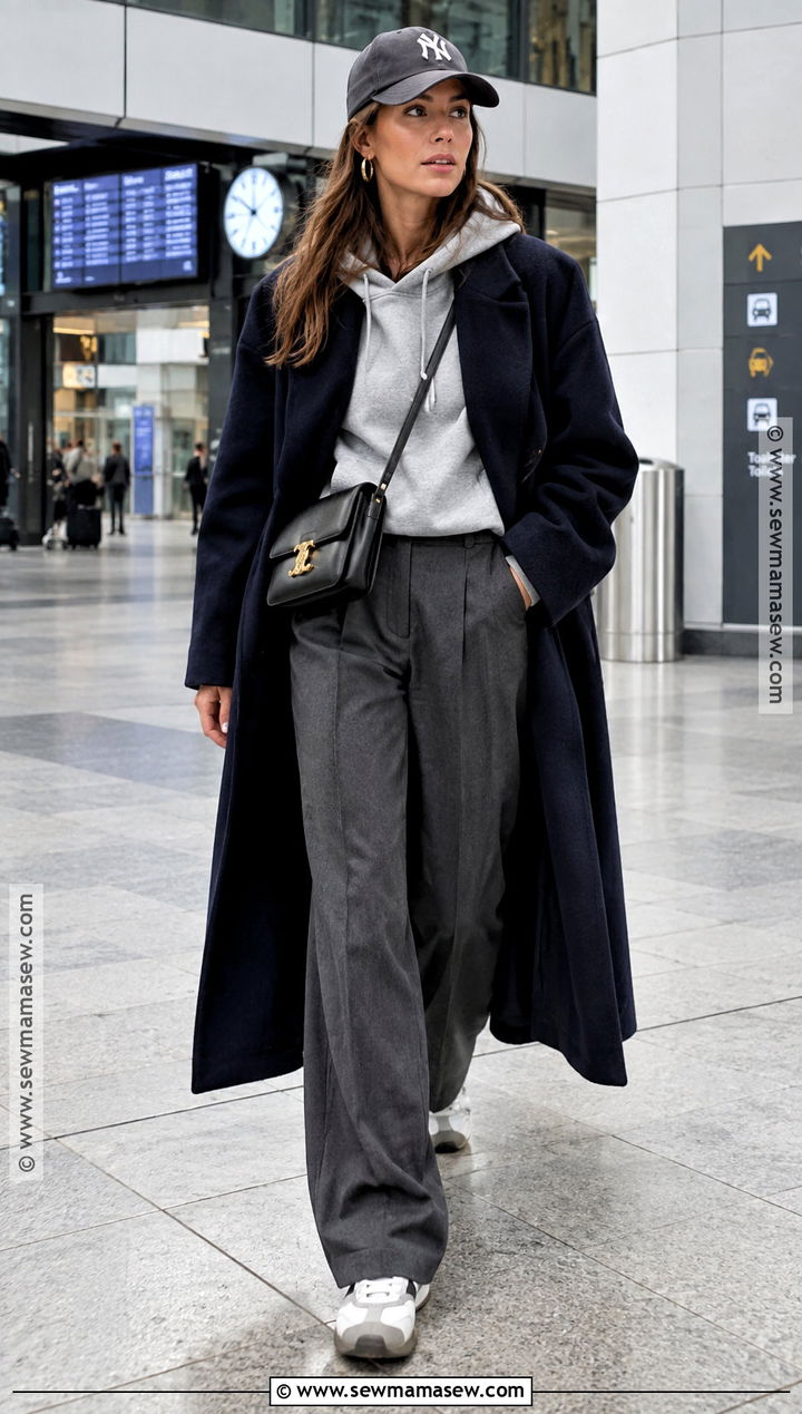 Scandi Autumn Hoodie And Tailored Trousers Outfit - 25 scandi autumn fashion ideas