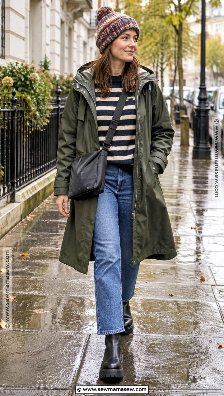 Scandi Autumn Raincoat Outfit - 20 Scandi Autumn Outfits