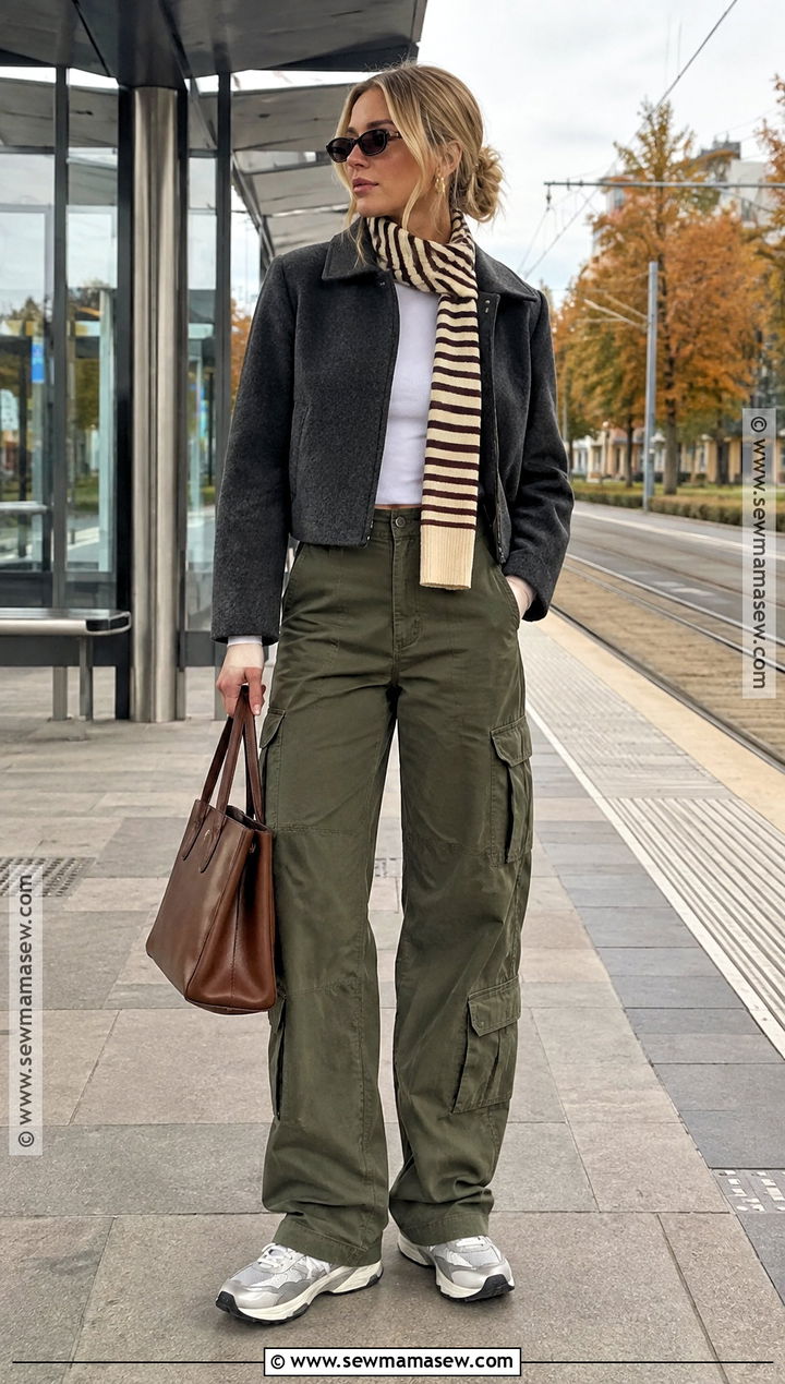 Scandinavian Autumn Cargo Pants Outfit - 20 scandinavian autumn outfit ideas