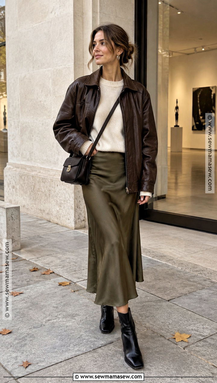 Scandinavian Autumn Leather Jacket Outfit - 20 scandinavian autumn outfit ideas