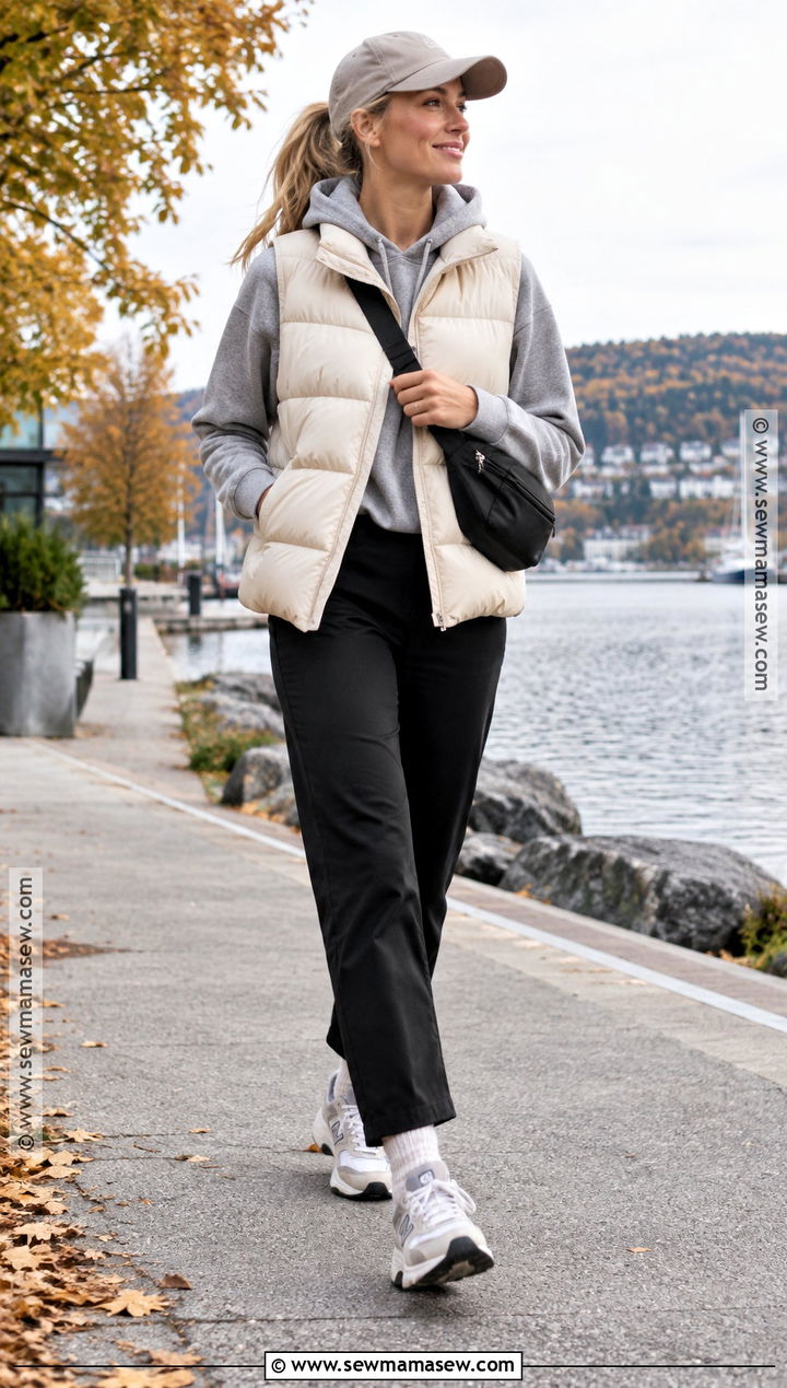 Scandinavian Autumn Puffer Vest Outfit - 20 scandinavian autumn outfit ideas