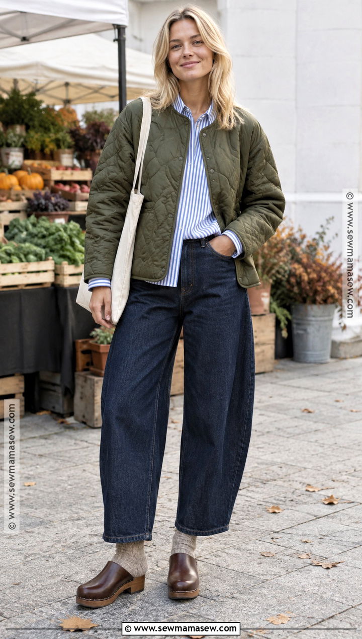 Scandinavian Autumn Quilted Jacket Outfit - 20 scandinavian autumn outfit ideas