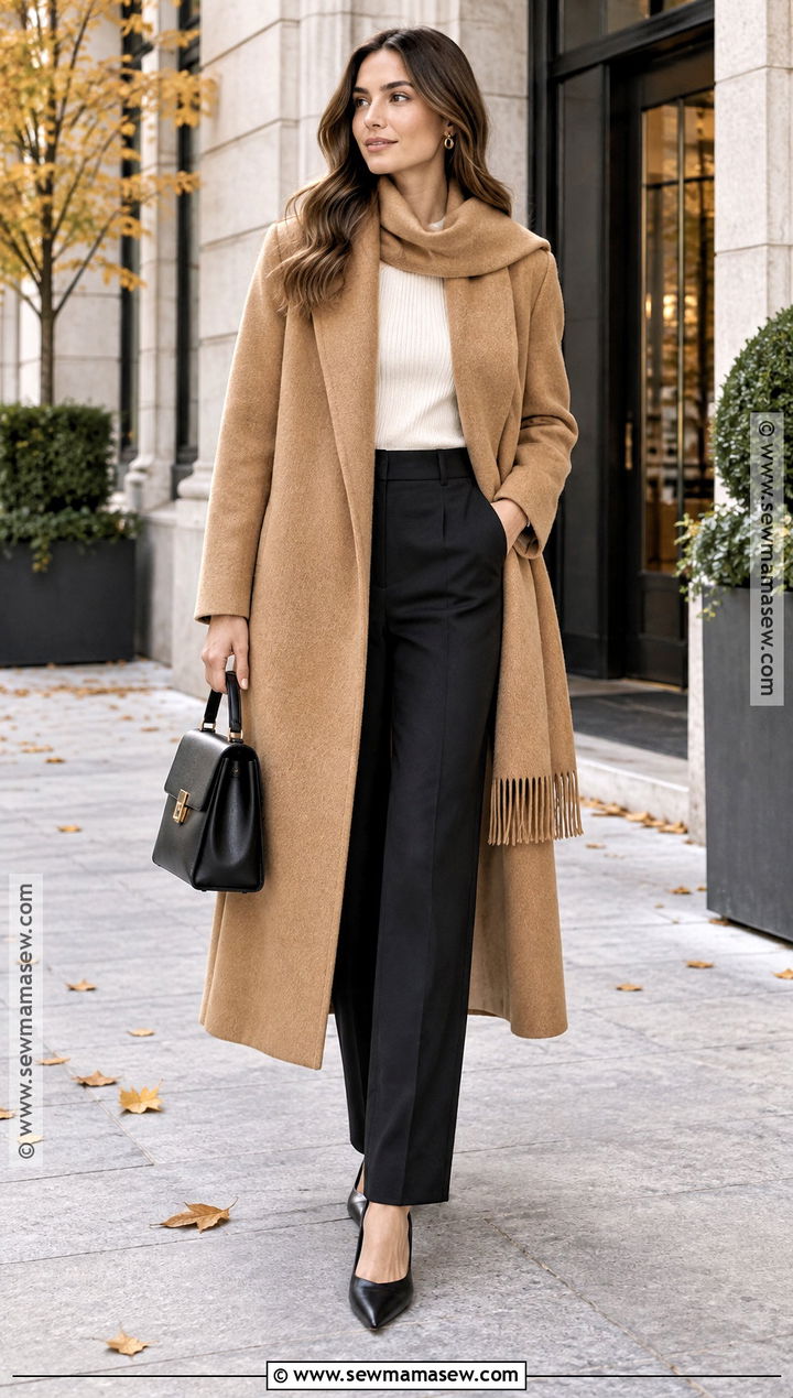 Scandinavian Autumn Scarf Coat Outfit - 20 Autumn Outfits Scandinavian