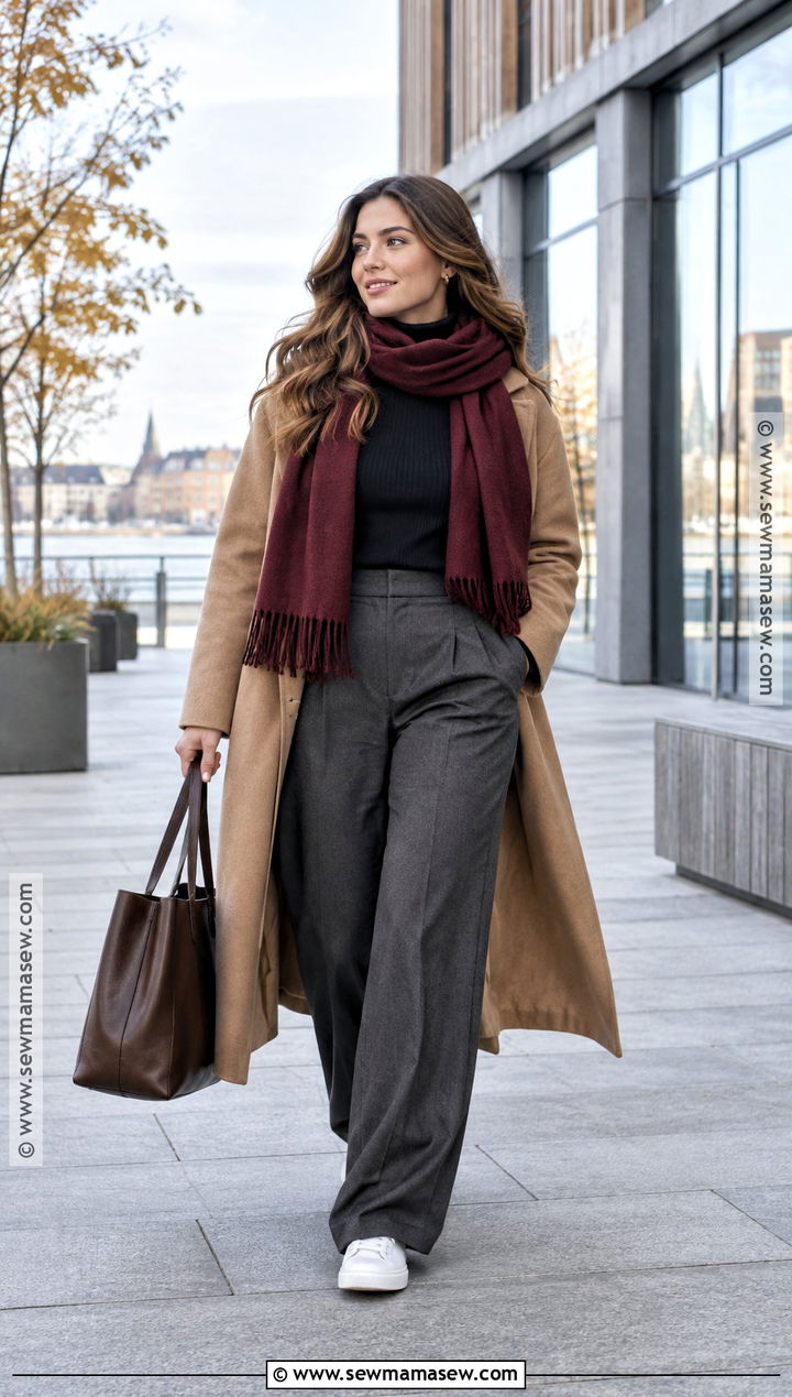 Scandinavian Autumn Wool Coat Outfit - 20 scandinavian autumn outfit ideas