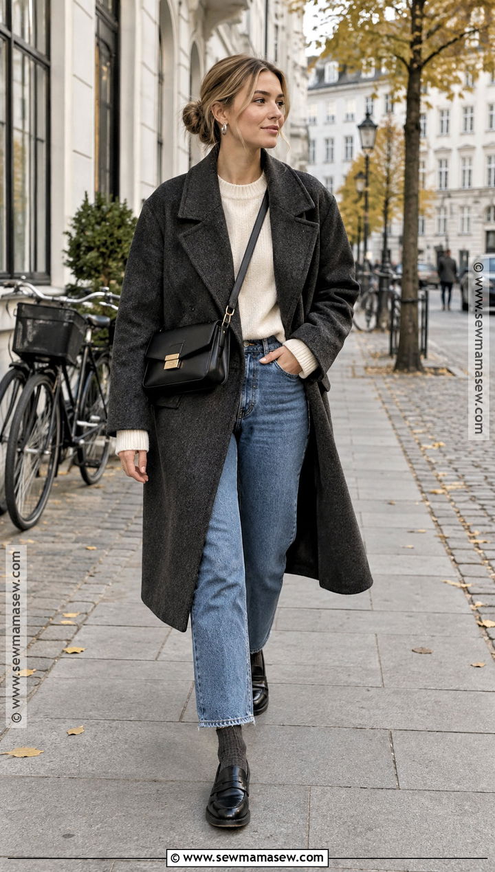Scandinavian Fall Outfit With an Oversized Wool Coat - 20 scandinavian fall fashion ideas