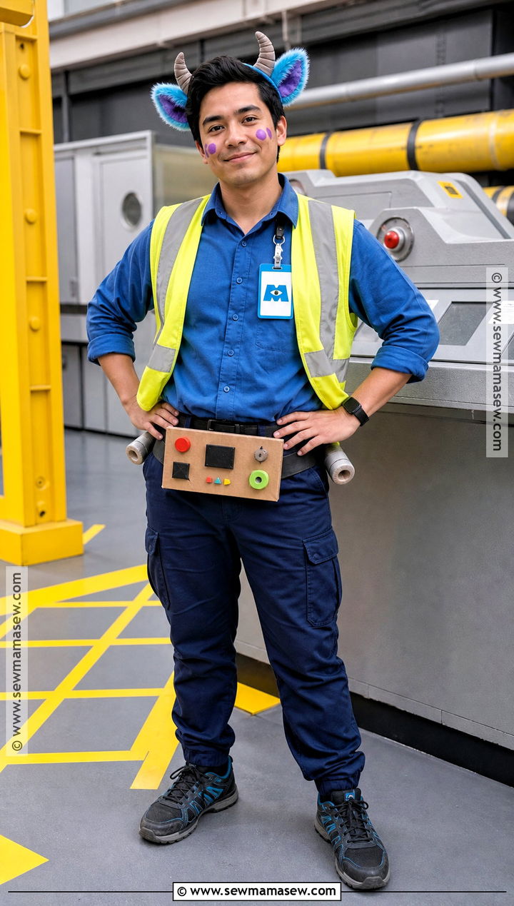 Scare Floor Worker Costume - 30 monsters inc costume ideas