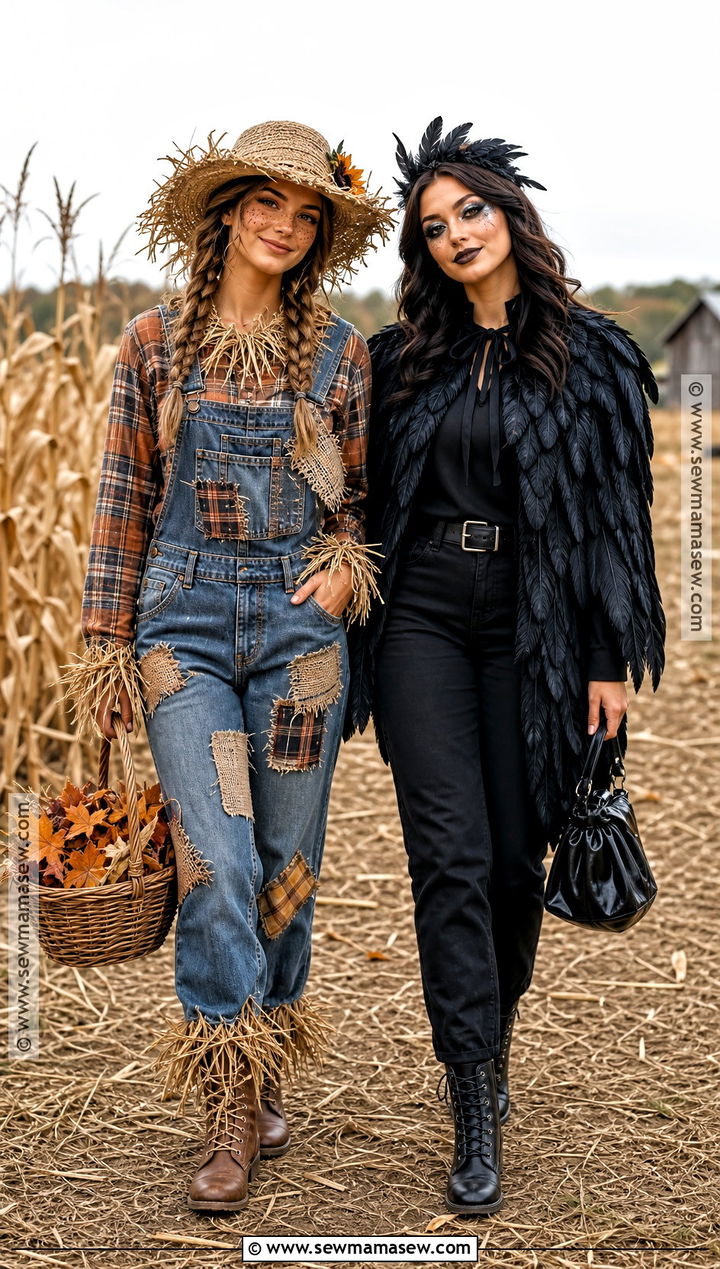 Scarecrow And Crow Costume - 30 halloween costume ideas for duos