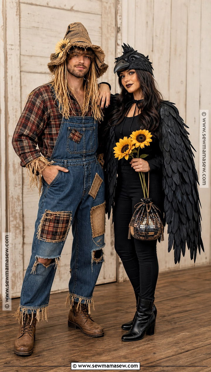 Scarecrow And Crow Costume - 30 two person costume ideas