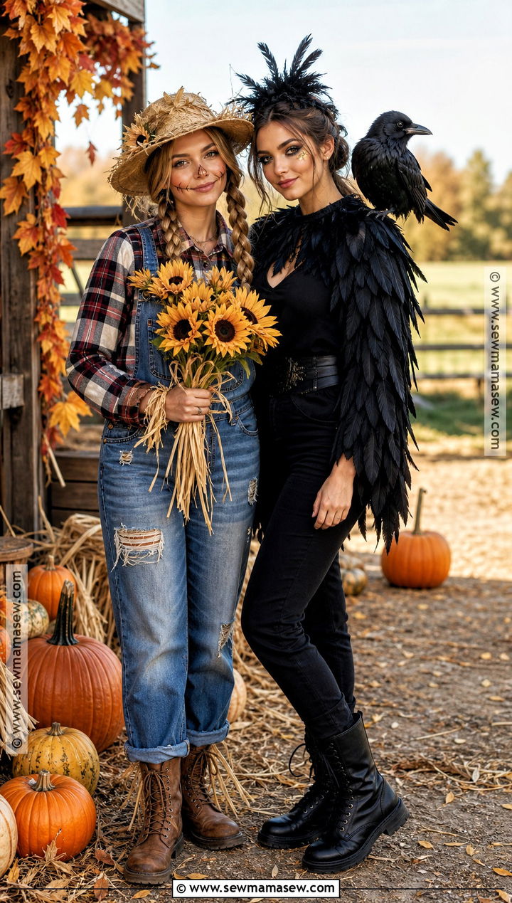 Scarecrow And Crow Costume - 40 duo costume ideas for best friends