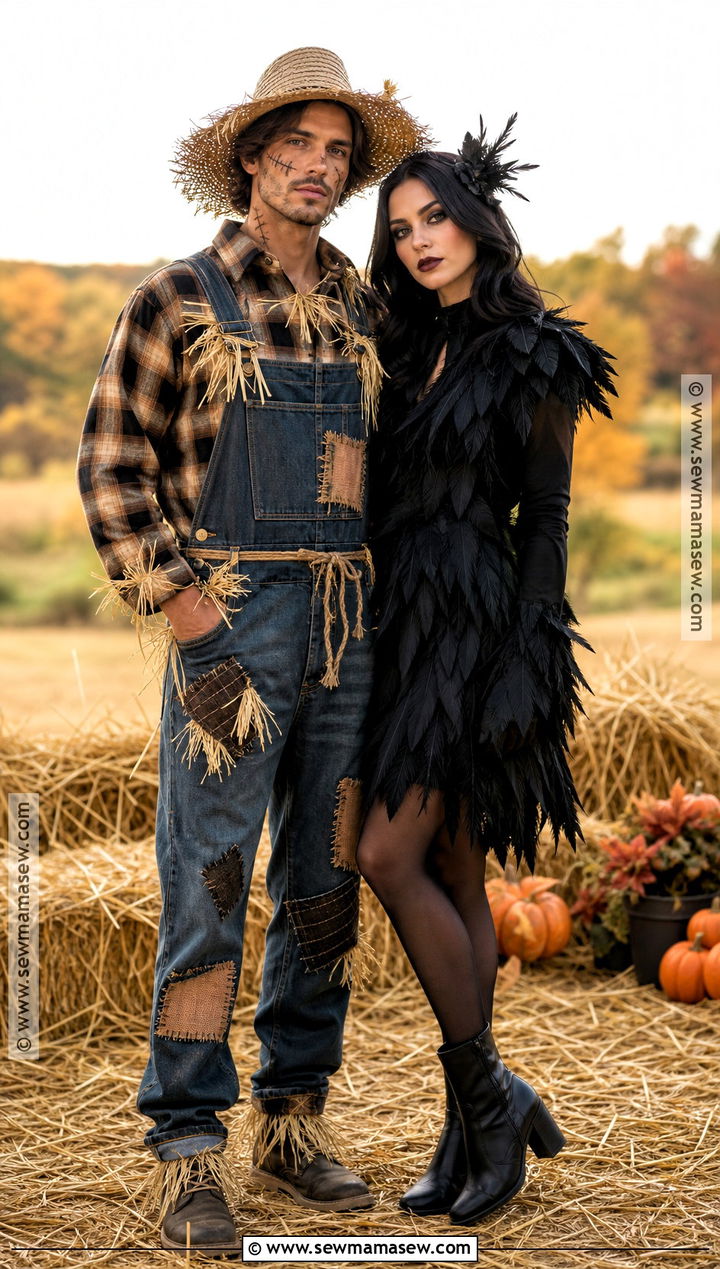 Scarecrow And Crow Couples Costume - 40 unique couples halloween costume ideas
