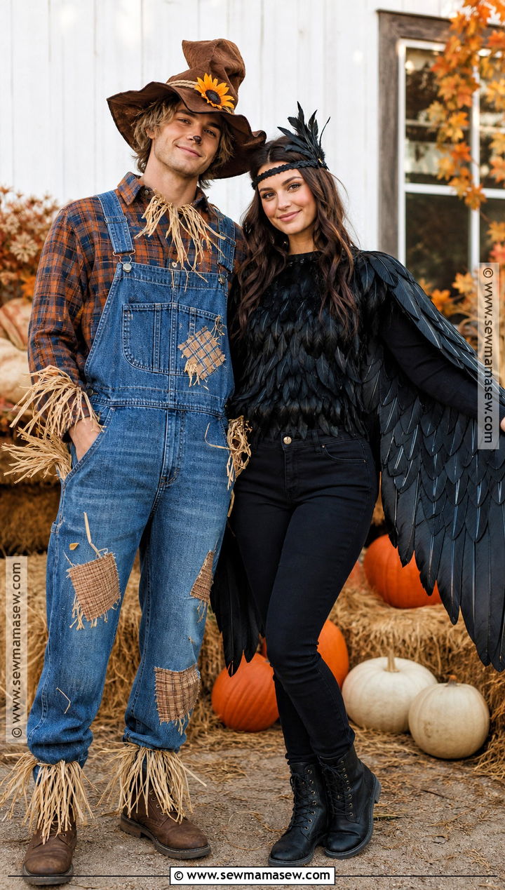 Scarecrow And Crow Duo Costume - 30 duo halloween costume ideas