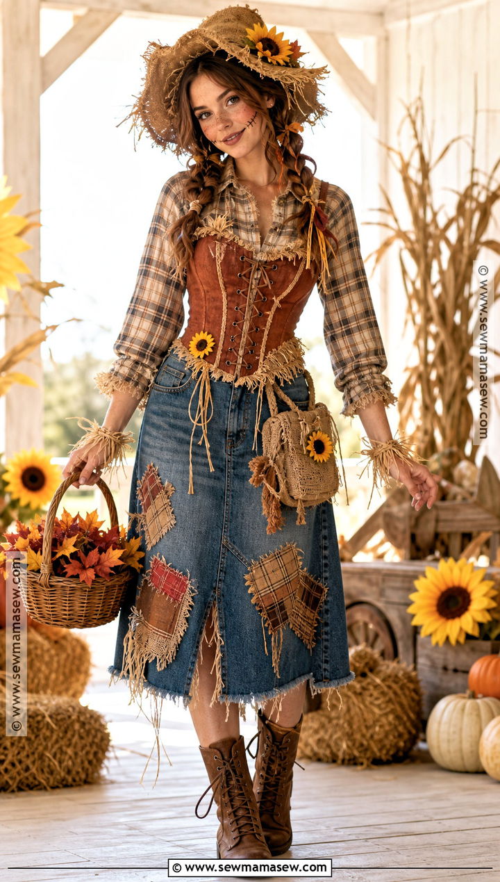 Scarecrow Corset Costume - 35 corset costumes