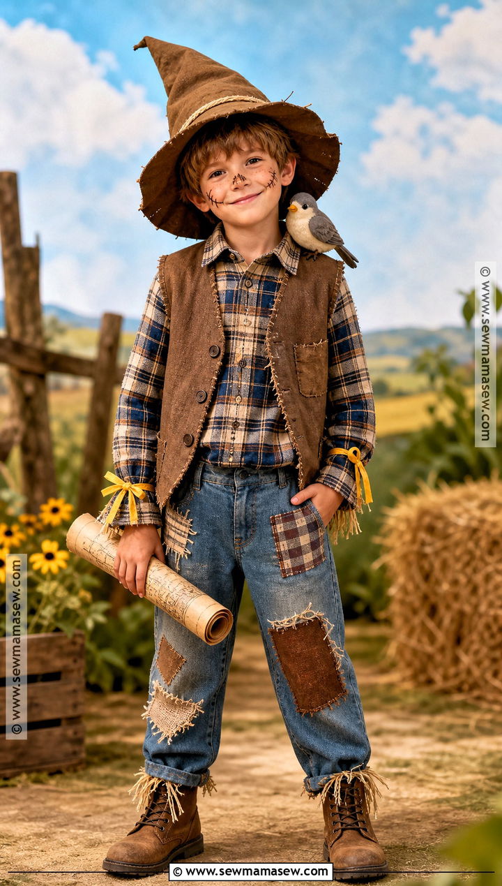 Scarecrow Costume From The Wizard Of Oz - 30 boys book character costumes