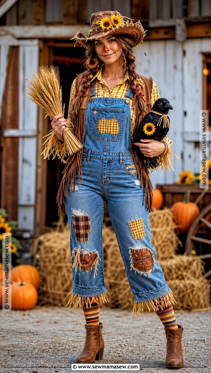 Scarecrow Cowgirl Western Costume - 30 western costume ideas for women