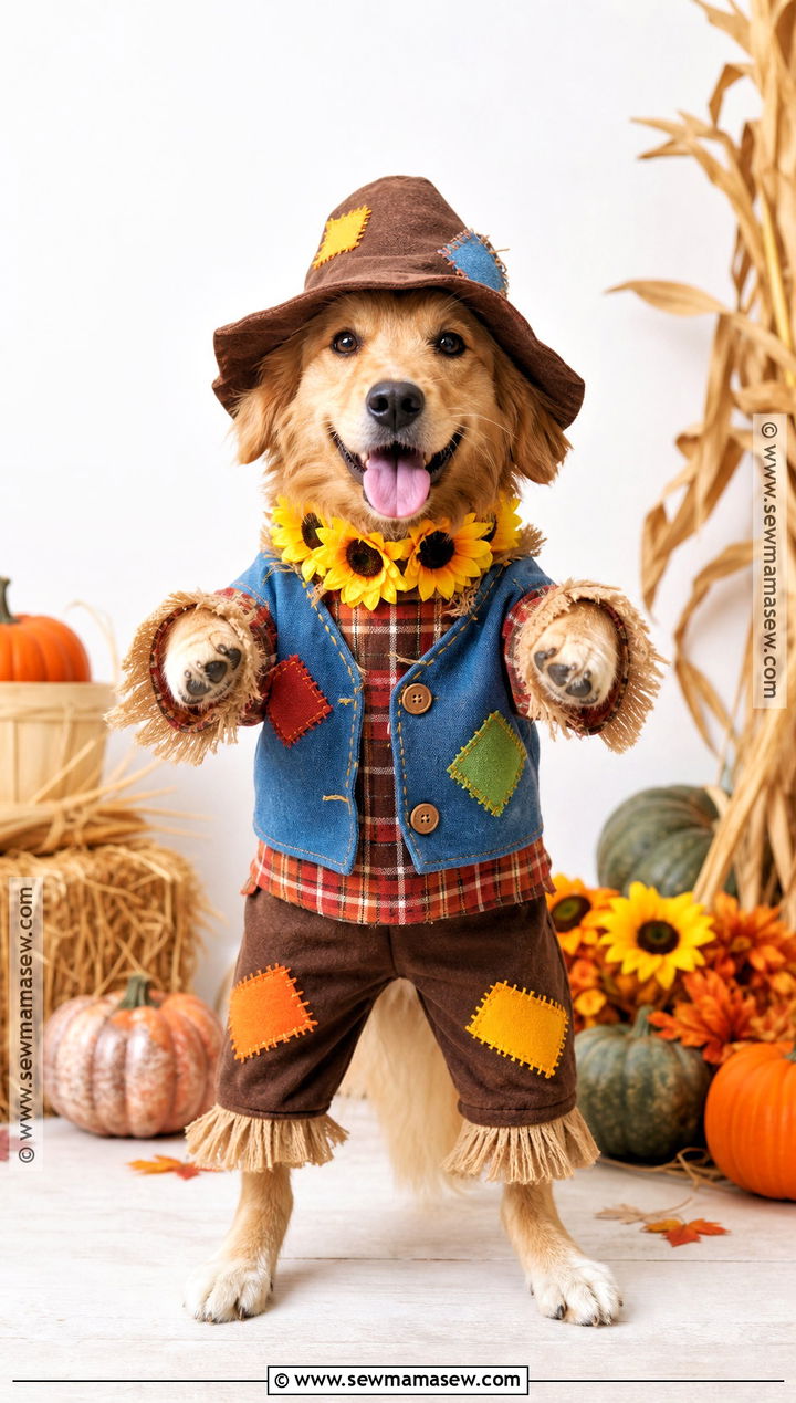 Scarecrow Dog Costume - 40 dog costume ideas